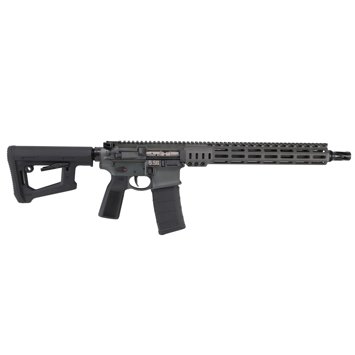 Sons of Liberty Gun Works MK1 Recce Rifle 14 .5" Bbl 5.56 P3 Chrome Lined Med.Contour MK1 Cable Management Rail MK1-RECCE-556-145CL-RIFLE-A-GRY - Main Image