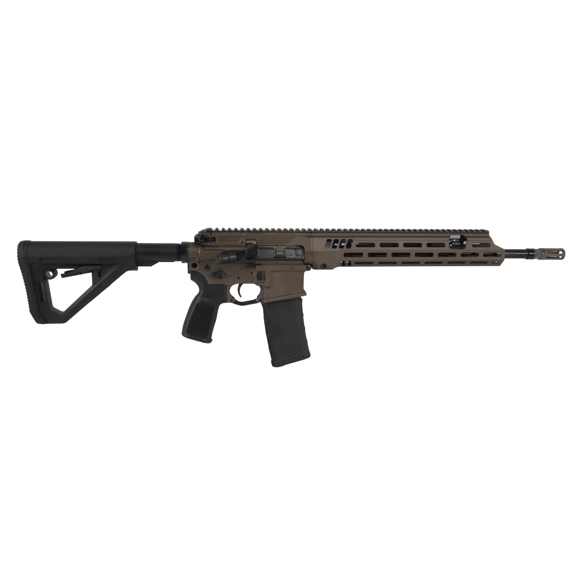 Sig Sauer 516 G3 5.56 NATO CHF 1:7 16"Bbl Short Stroke Piston w/ Adj Gas MLOK Ambi Non-Recip Chrg Handles w/Flash Hider Brnz Rifle R516G3-556N-16B-BRZ - Main Image