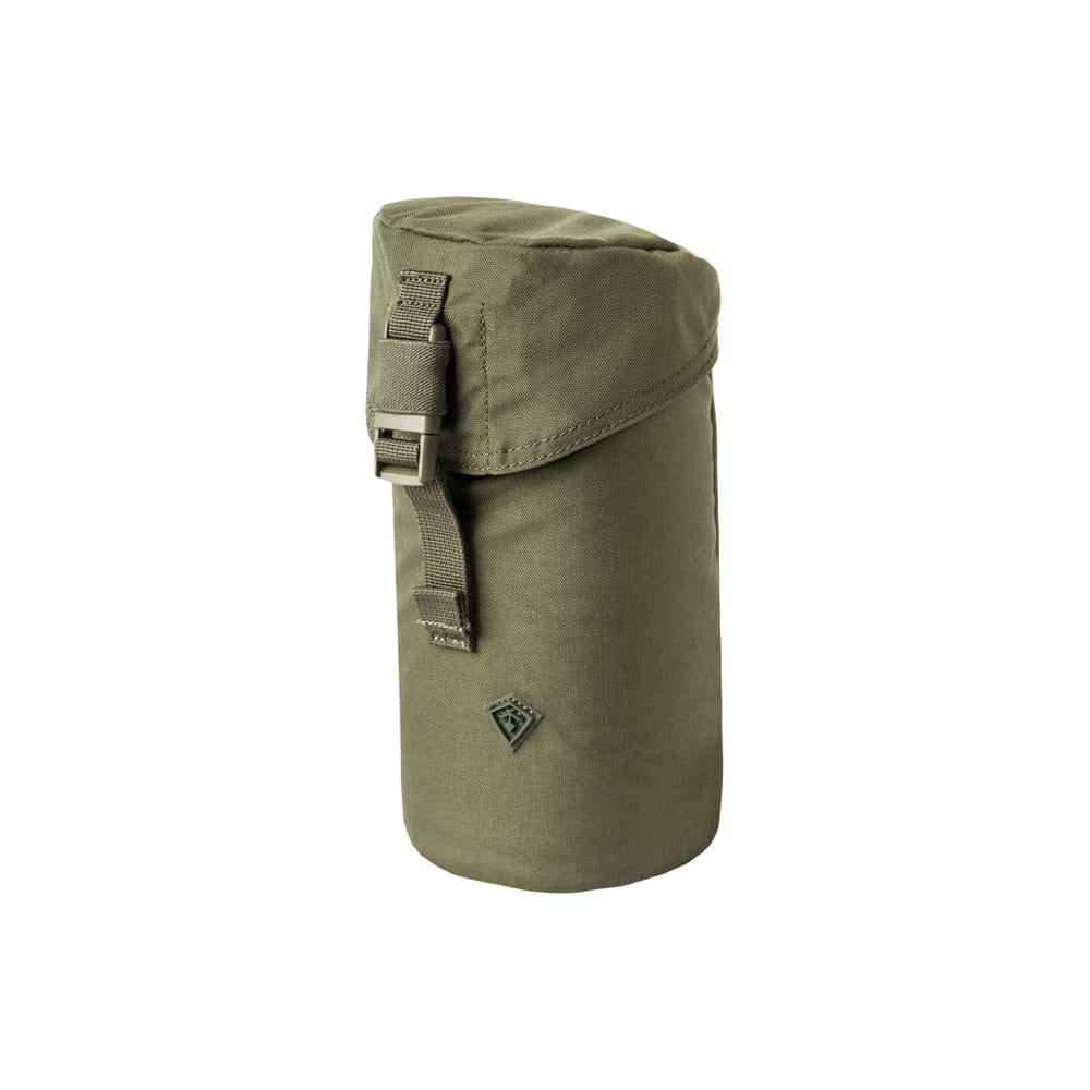 First Tactical Tactix Bottle Pouch 1L 500D Nylon OD Green 4.25x8.5x3.75 w/ Reversible Foam Sleeve 180020-830-1SZ - Main Image