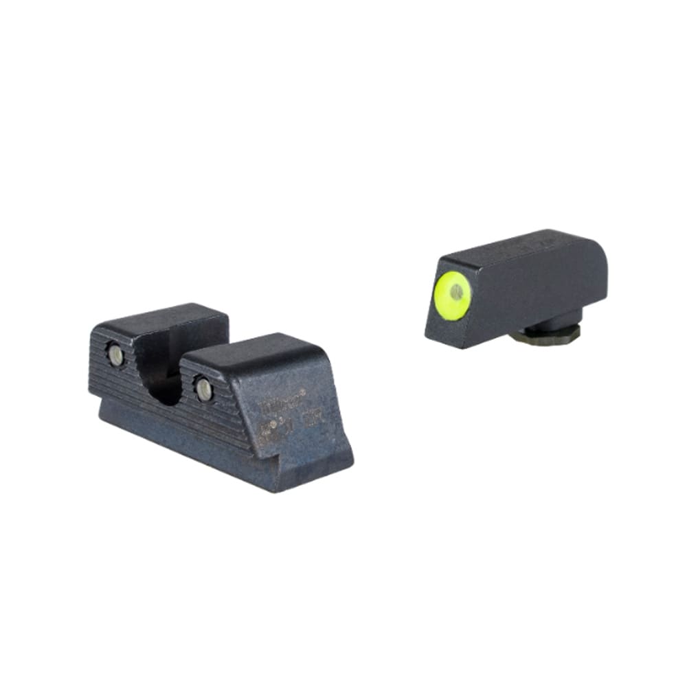 Trijicon HD Night Sight Set MOS w/ Green Tritium U-Notch Rear & Yellow/Green Tritium Front for Glock 42,43,43x,43X MOS, 48, 48 MOS GL143-C-601163 - Main Image
