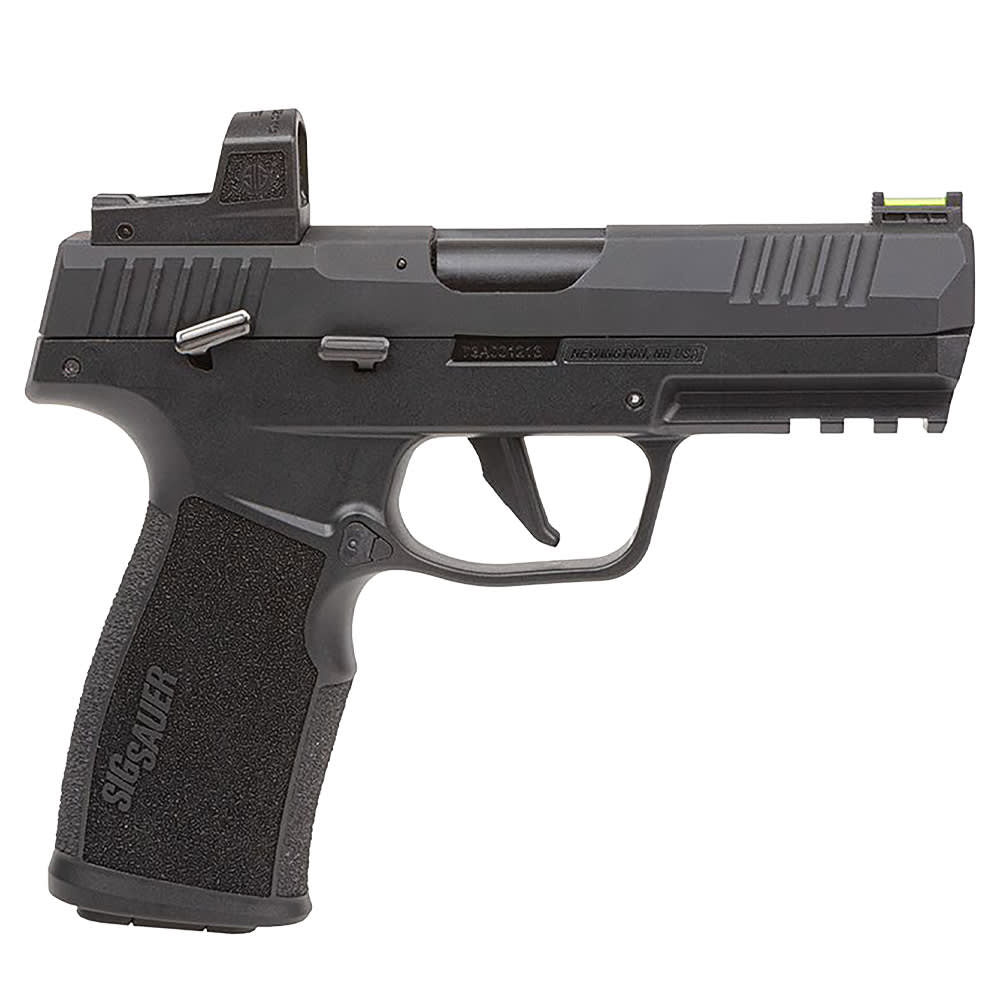 Sig Sauer P322 BLACK ROMEO-RS 22LR 4" Bbl SAO Fiber Optic Adjustable Sights Black Polymer Grip Pistol w/(2) 20rd Poly Mags 322C-B-RS