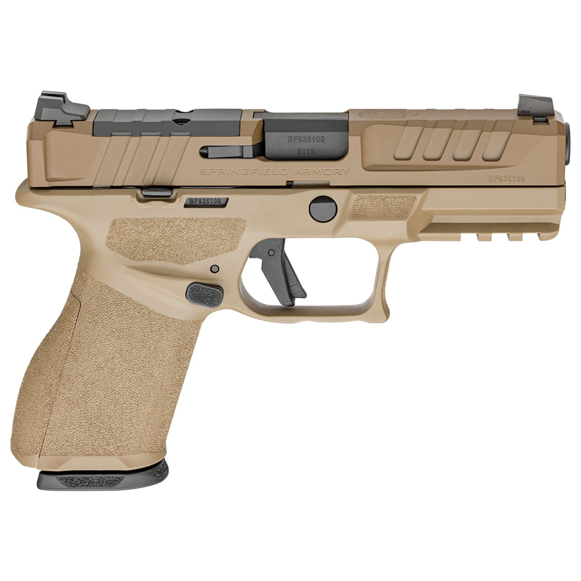 Springfield Armory Echelon 4.0C Compact 9mm 4" Bbl FDE Handgun w/ U- Dot Tritium Sights, 1x15rd & 1x18rd Mags EC9409F-U - Main Image