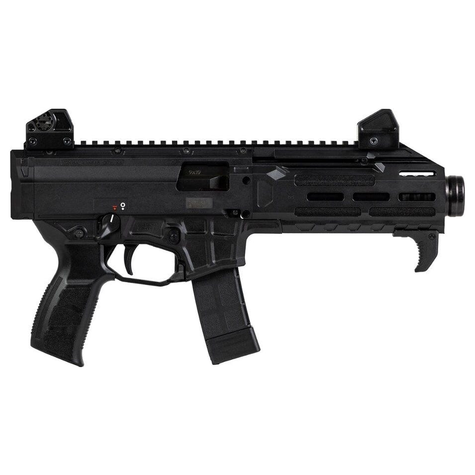 CZ Scorpion 3 Plus 9mm 20rd 7.8" Bbl 1/2x28 Bbl Black SB Tactical Brace Pistol w/(5) Mags 91435
