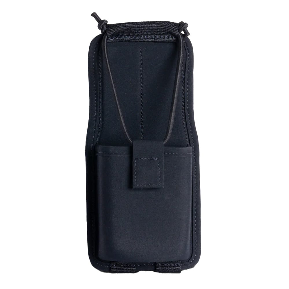 First Tactical Pro Duty Universal Radio Case Midnight Navy w/ Dual MOLLE Straps & Bungee Closure 180096-729-1SZ - Main Image