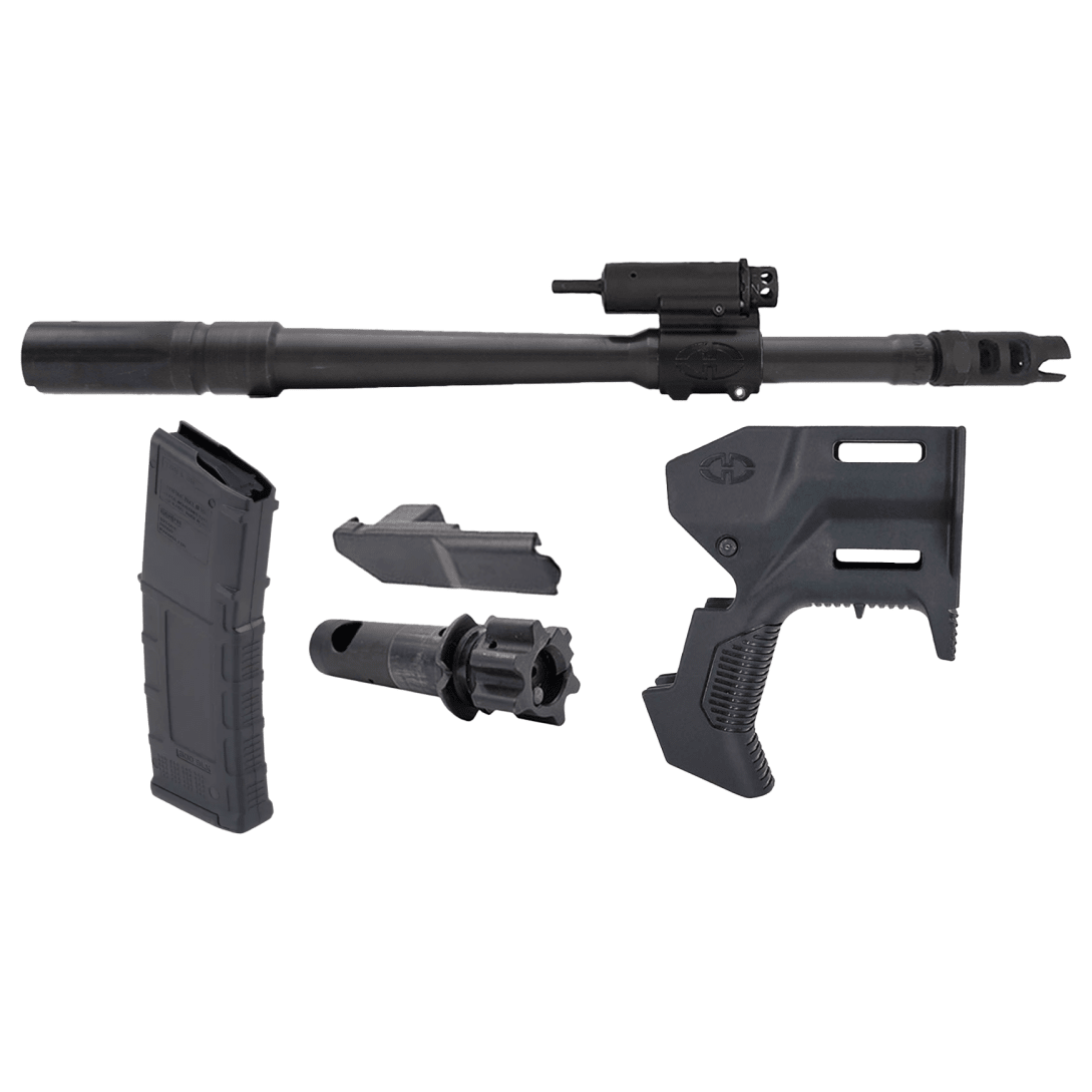 Desert Tech WLVRN Micron 300 Blk Conversion Kit w/ 11.5" Bbl, Bolt, Mag-Catch, 30rd Magazine, Black Handguard WLV-CK-D1130-B - Main Image