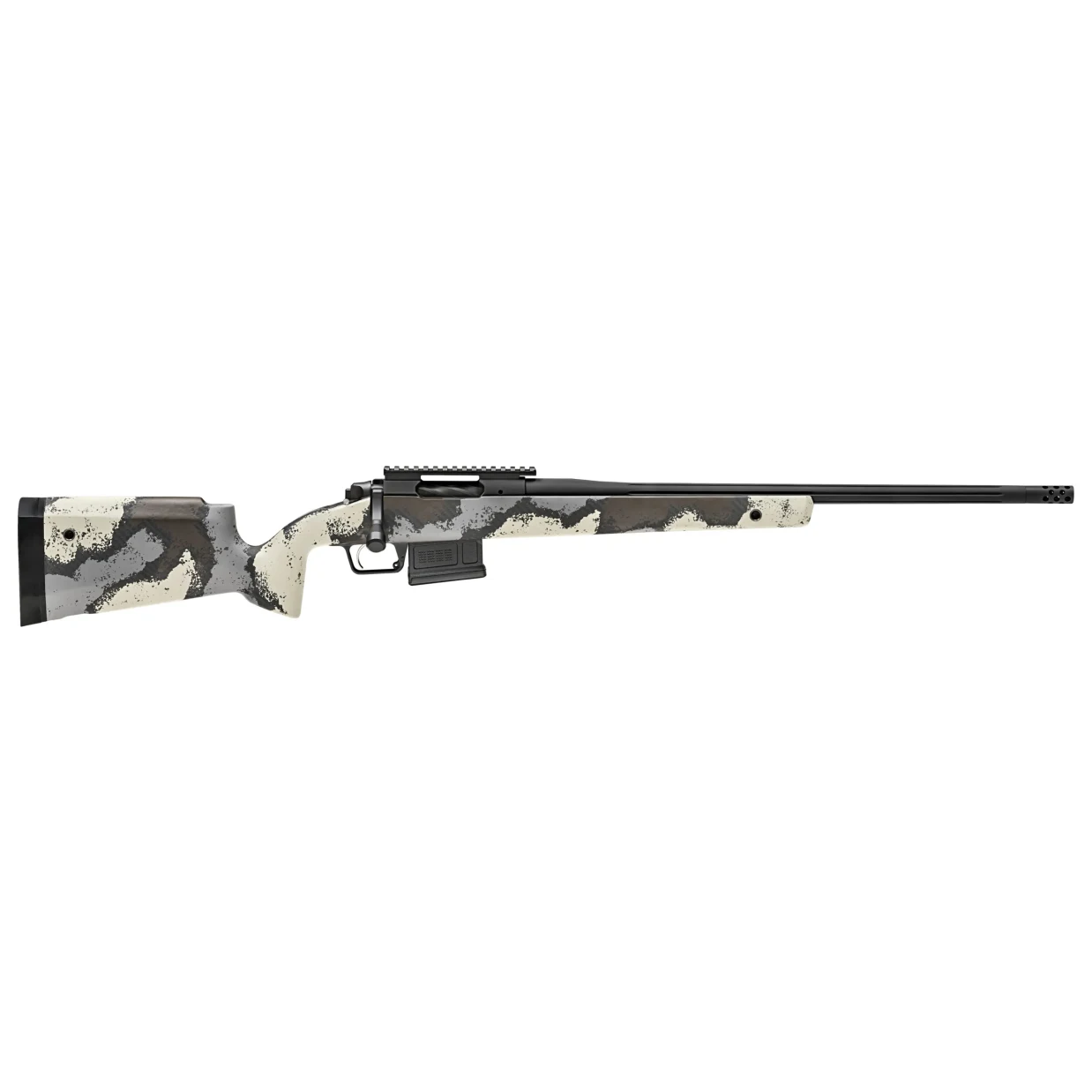Springfield Armory Model 2020 Waypoint 6.5 Creedmoor 22" Bbl Ridgeline Rifle w/ Carbon Fiber Stock, Pc Rail, 1x5rd AICS Mag BAW92265CMD - Main Image