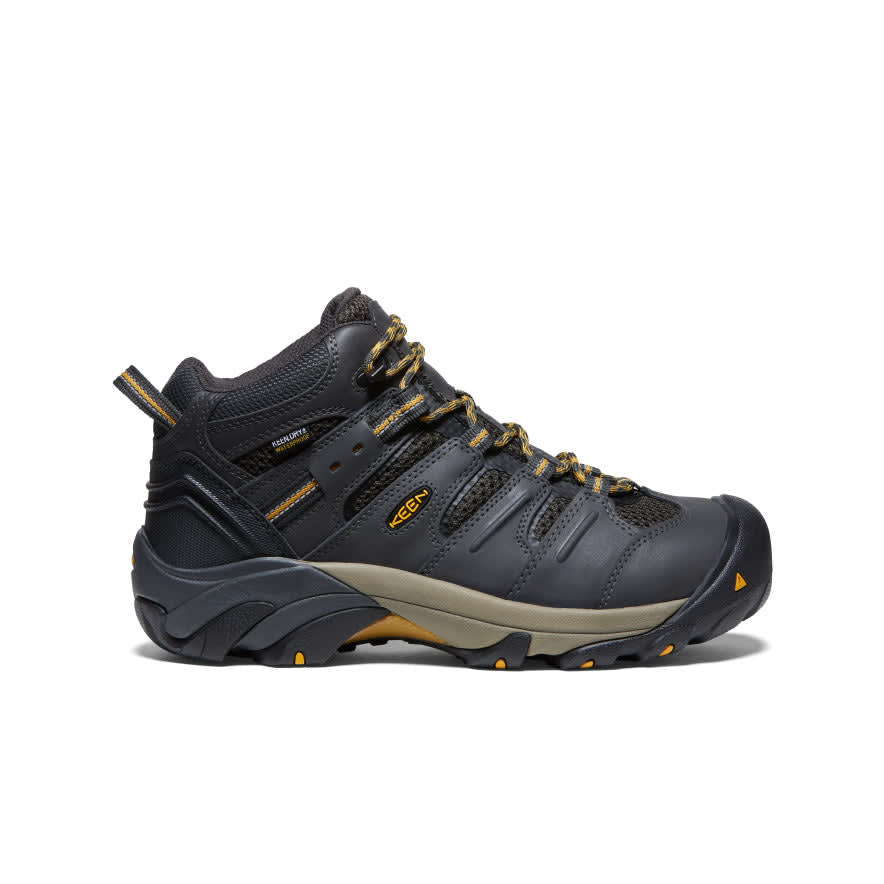 Keen Indus-Trail Lansing Mid WP Men's Raven/Tawny Olive 9EE 1018079-9EE