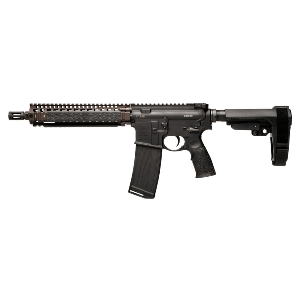 Daniel Defense MK18 Pistol Flat Dark Earth 5.56mm NATO 10.3" 1:7 Bbl 02-088-06030
