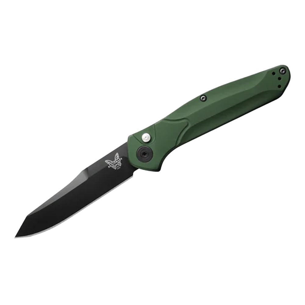 Benchmade Auto Osborne Reverse Tanto 9400BK Green Aluminum Knife 9400BK
