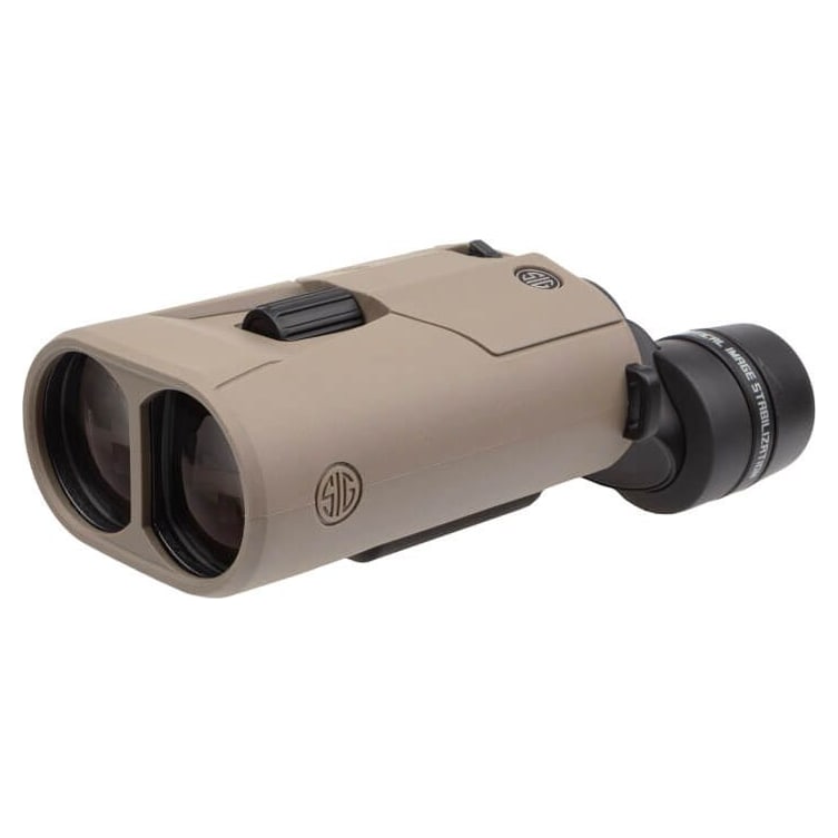 Sig Sauer ZULU 6 HDX PRO Image Stabilized 12x42 Water-Resistant Binoculars w/ Coated Lenses, Carrying Case, Neck Strap, Lens Covers SOZ6WP1242 - Main Image