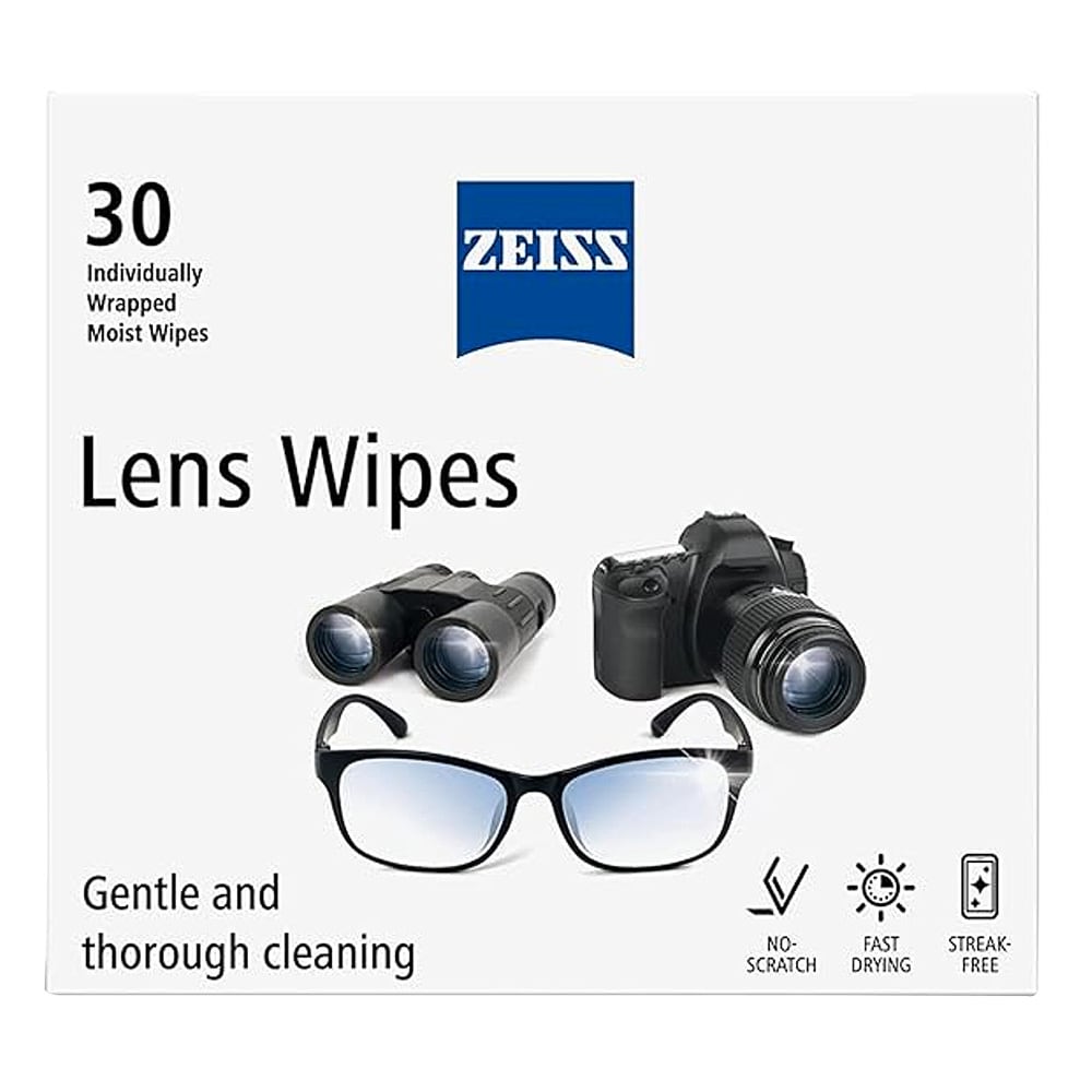 Zeiss 30ct Box Lens Care Wipes 2462-614