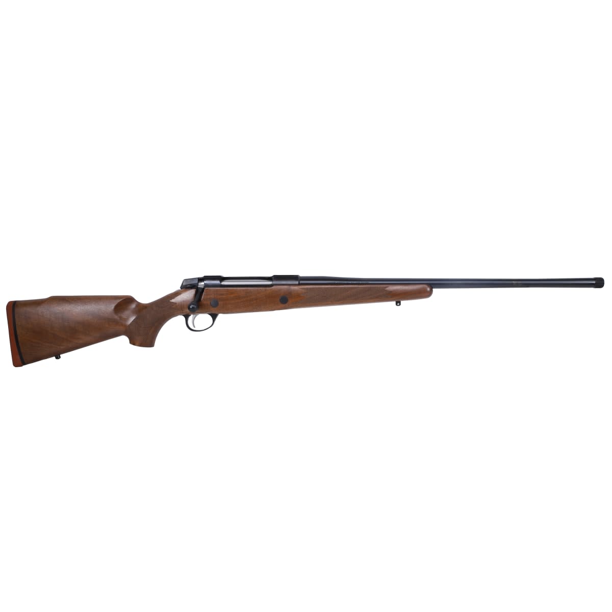 Sako 90 Hunter Blued Steel 375 H&H No Sights 24.5 BBL 1:12 TPI RH SS Trig 4RD Wood / Oiled Brown J06005