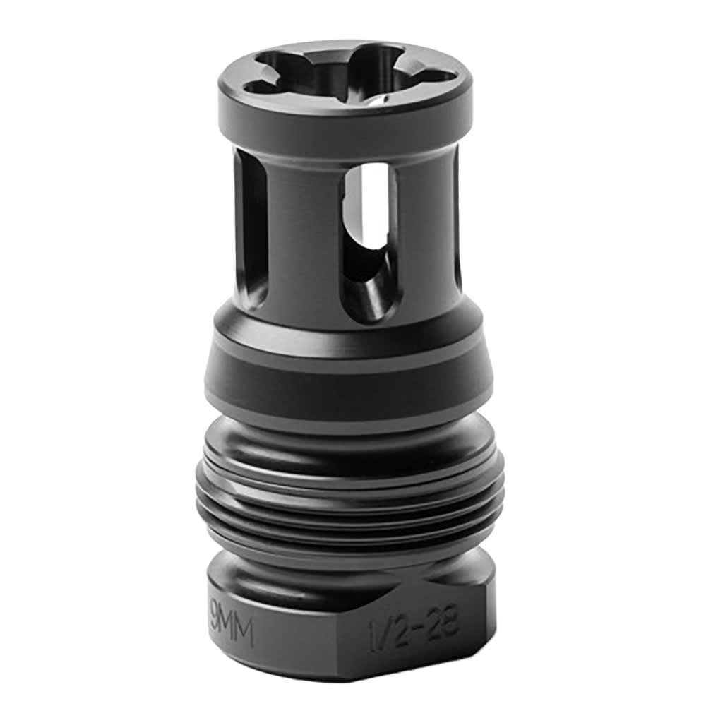 Dead Air Dead Air RXD Xeno .45 Cal .578-28 17-4 Black Nitride Stainless P-Series BirdCage Flash Hider RXD689