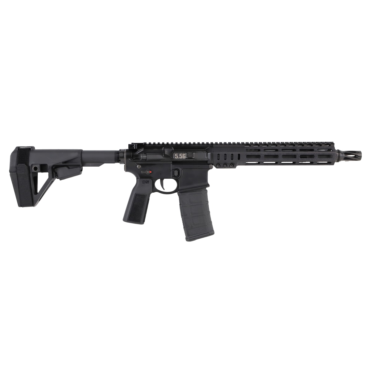 Sons of Liberty Gun Works MK1 CAR Pistol 11 .5" Bbl 5.56 P3 Chrome Lined MK1 Cable Management Rail Brace MK1-CAR-556-115CL-PISTOL-A-BLK - Main Image