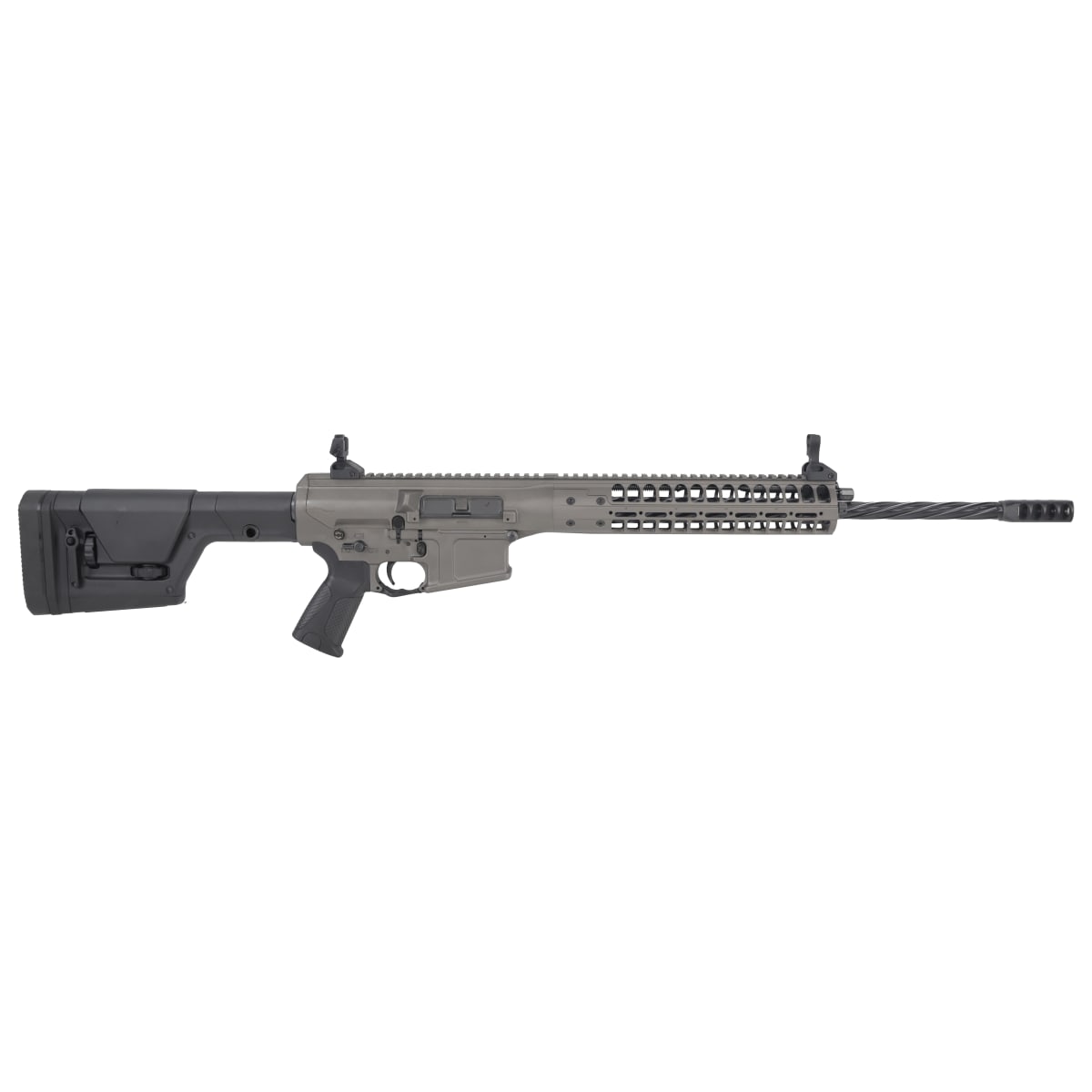 LWRC REPR MKII 6.5 Creedmoor 20" 1:8" 5/8x24 Spiral Fluted Bbl Tungsten Grey CA Compliant Rifle REPRMKIIR6.5TGF20SCCAC