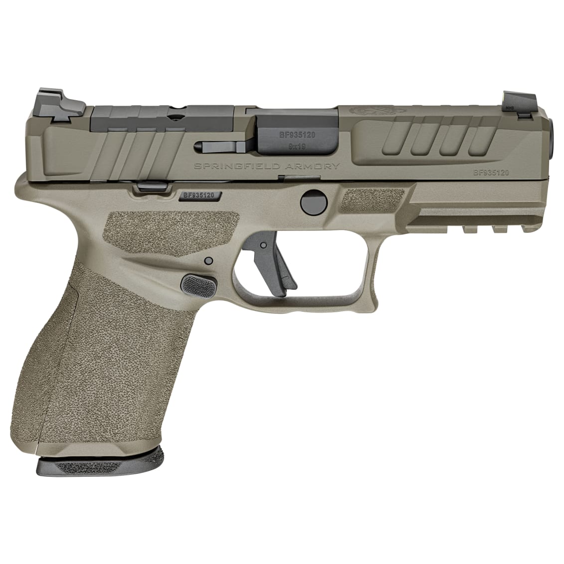 Springfield Armory Echelon 4.0C Compact 9mm 4" Bbl OD Green Handgun w/ U- Dot Tritium Sights, 2x15rd Mags EC9409G-U-15 - Main Image
