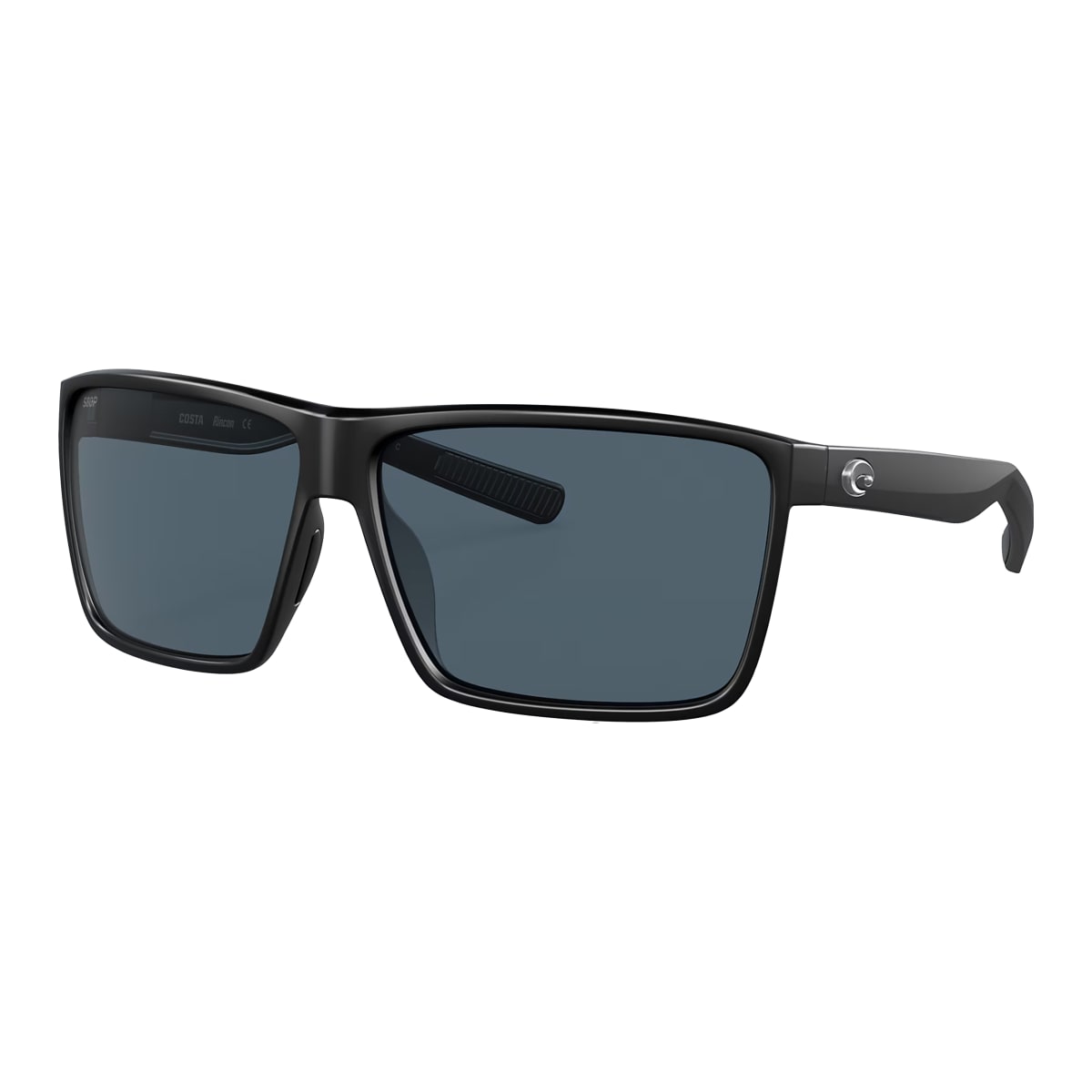 Costa Rincon Shiny Black Frame Sunglasses w/ Gray 580G Lenses RIN-11-OGGLP