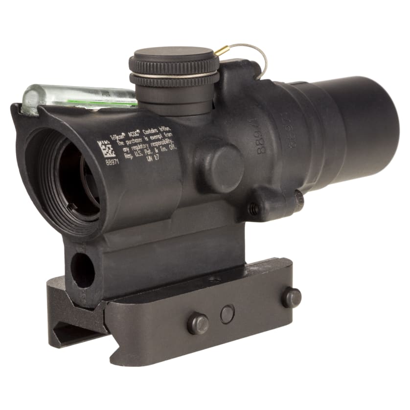 Trijicon Compact ACOG 1.5x16S Riflescope w/ Tritium & Fiber Optic Green Illumination, .223 RTR Horseshoe Reticle, Q-LOC Picatinny Mount TA44-C-400415 - Main Image