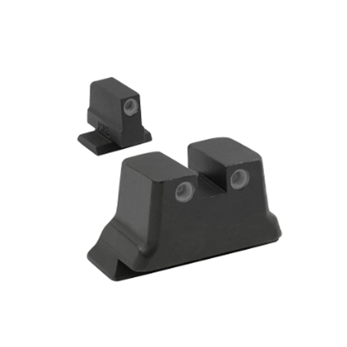 Meprolight USA Tru-Dot Green Tritium S&W C.O.R.E. Optics Ready White Rings Front & Rear Fixed Sights 117903101 - Main Image