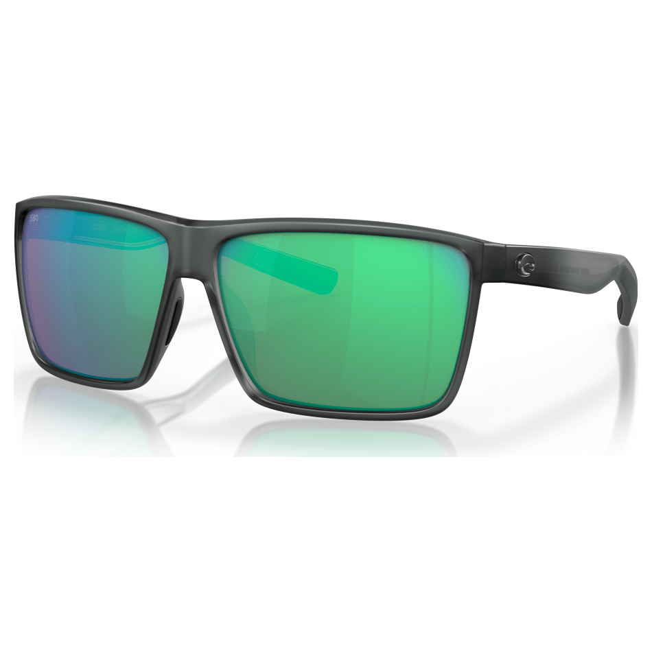 Costa Rincon Matte Smoke Crystal Frame Sunglasses w/ Green Mirror 580G Lenses RIN-156-OGMGLP