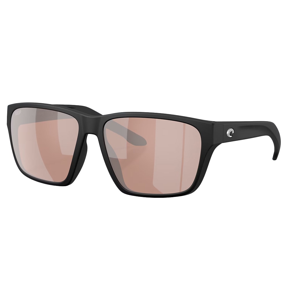 Costa Del Mar Next Gen Rizzler Men's Netplus Black Frame Copper Silver Mirror 580P Polarized Lens Sunglasses 06S9141-91410455 - Main Image