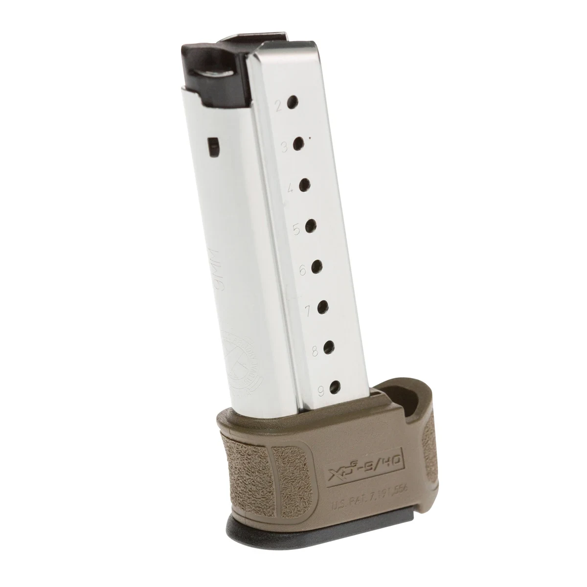 Springfield Armory XD-S Mod.2 9mm 9rd Magazine w/Flat Dark Earth Sleeve XDSG09061FDE - Main Image