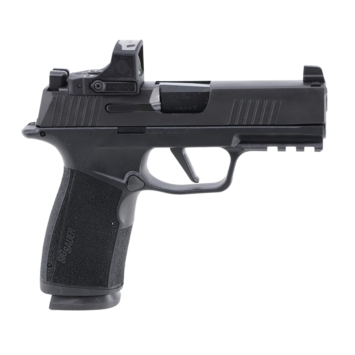 Sig Sauer P365 XMACRO Romeo-RS Compact 9mm 3.7" Bbl Striker Supp X-Ray 3 Poly Grip Black Pistol w/(2) 17rd Mag 365XCA-9-BXR3P-RS - Main Image