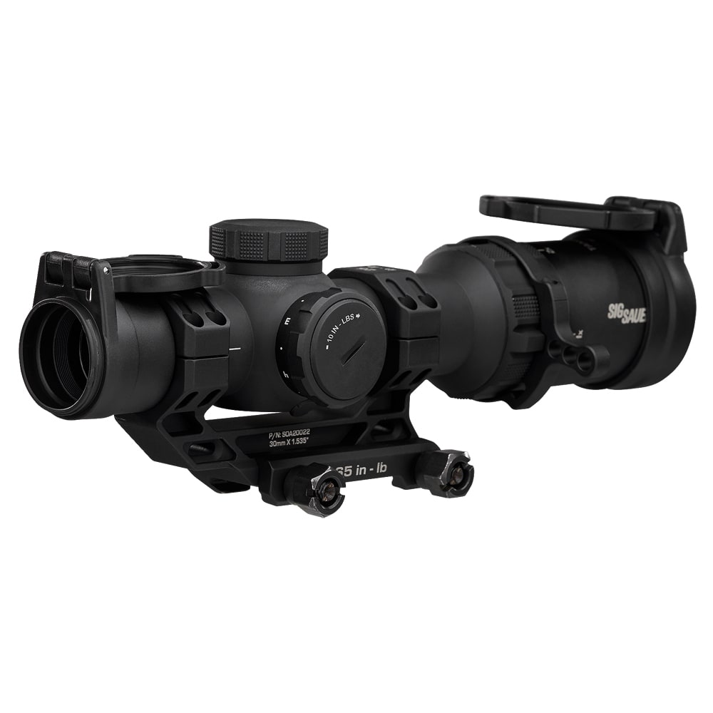 Sig Sauer Tango-MSR 1-6X24mm 30mm SFP Illuminated Bdc-6 Reticle 0.5 MOA Capped Black Compact Scope w/1.535 Mount SOTMC61000