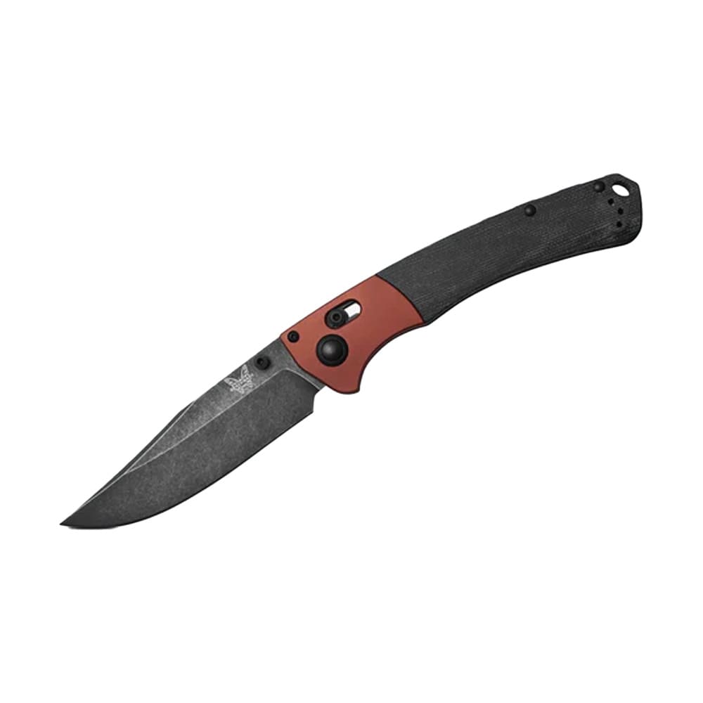 Benchmade Crooked River AXIS Clip-Point Burnt Copper Black Micarta Knife 15080BK-04