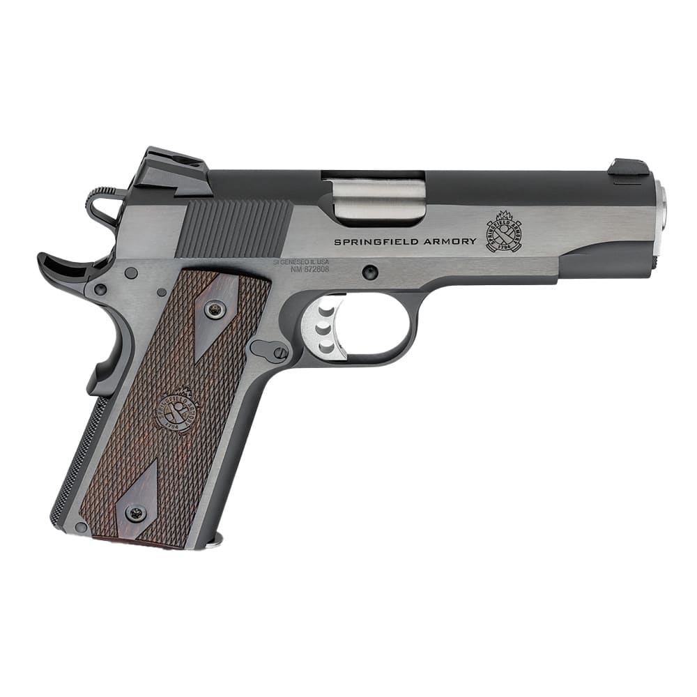Springfield Armory 1911 Garrison .45 ACP 4.25" Bbl Blued Handgun w/ Low profile 3-Dot Sights, 1x7rd Mag PX9418 - Main Image