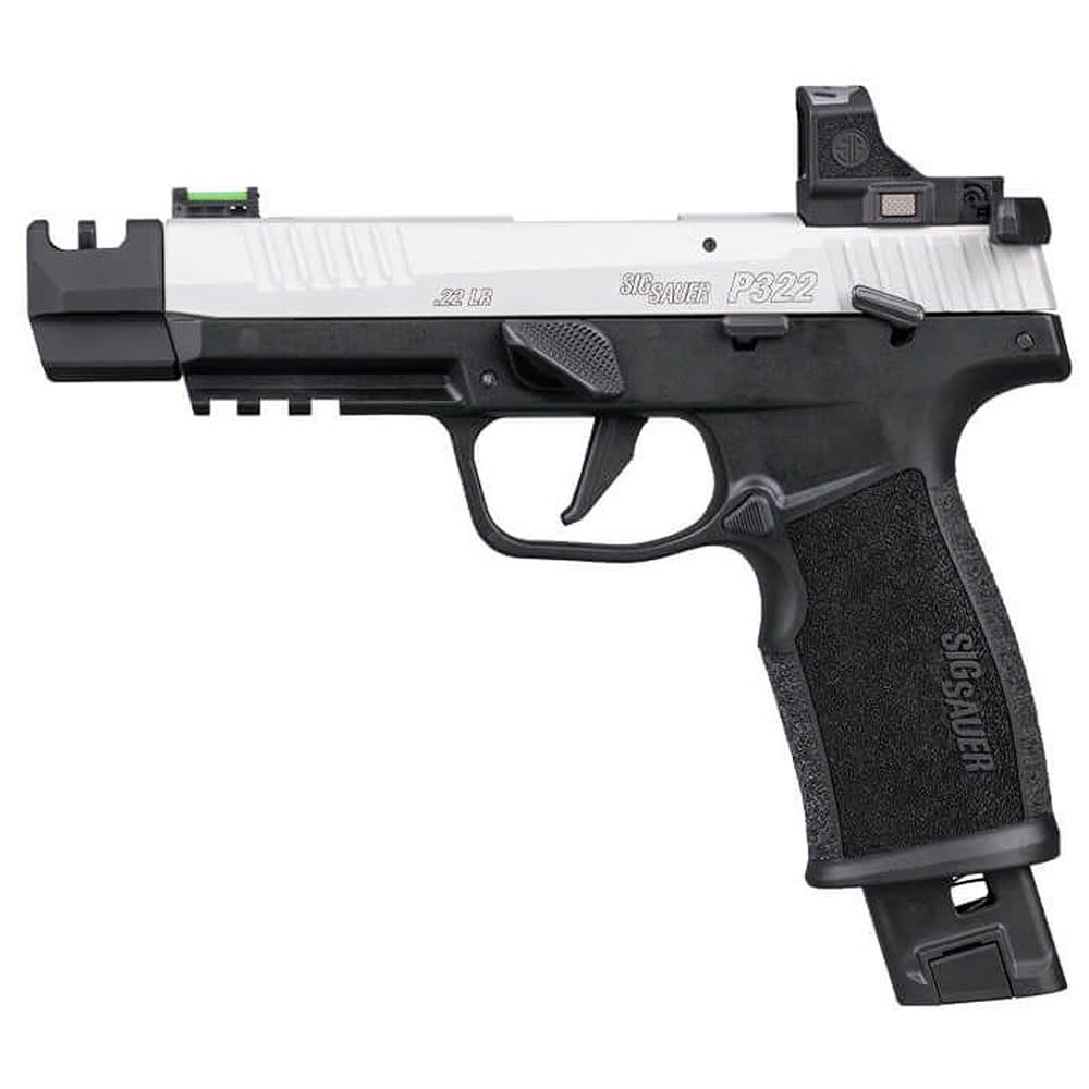 Sig Sauer P322 Competition 22LR 4" Bbl SAO 2-Tone Polymer Grip Romeo RS Compact Pistol w/(1) 20rd and (1) 25rd Poly Mag 322C-T-COMP-RS