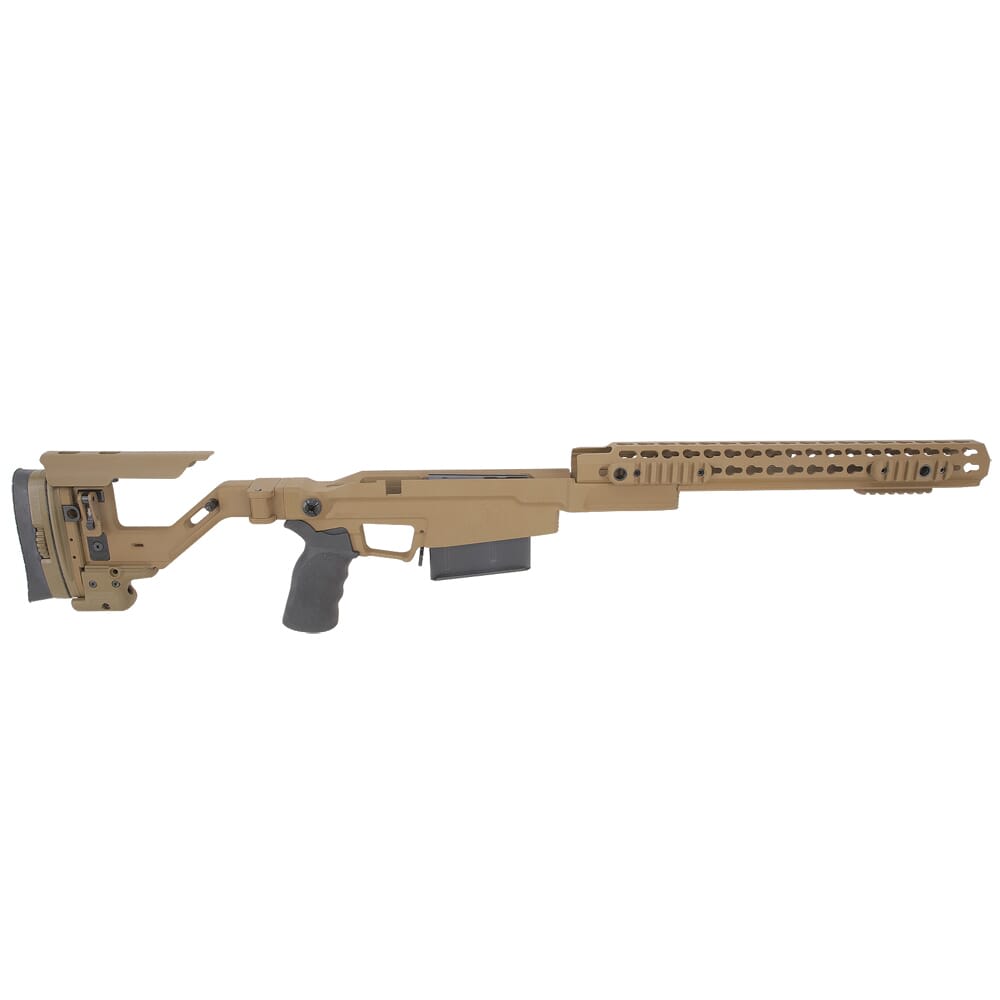 Accuracy International AXSR AICS Rem 700 Long Action Right Folding 16" Forend Dark Earth Kit w/ATX Rear SRC-002DE-ATX - Main Image