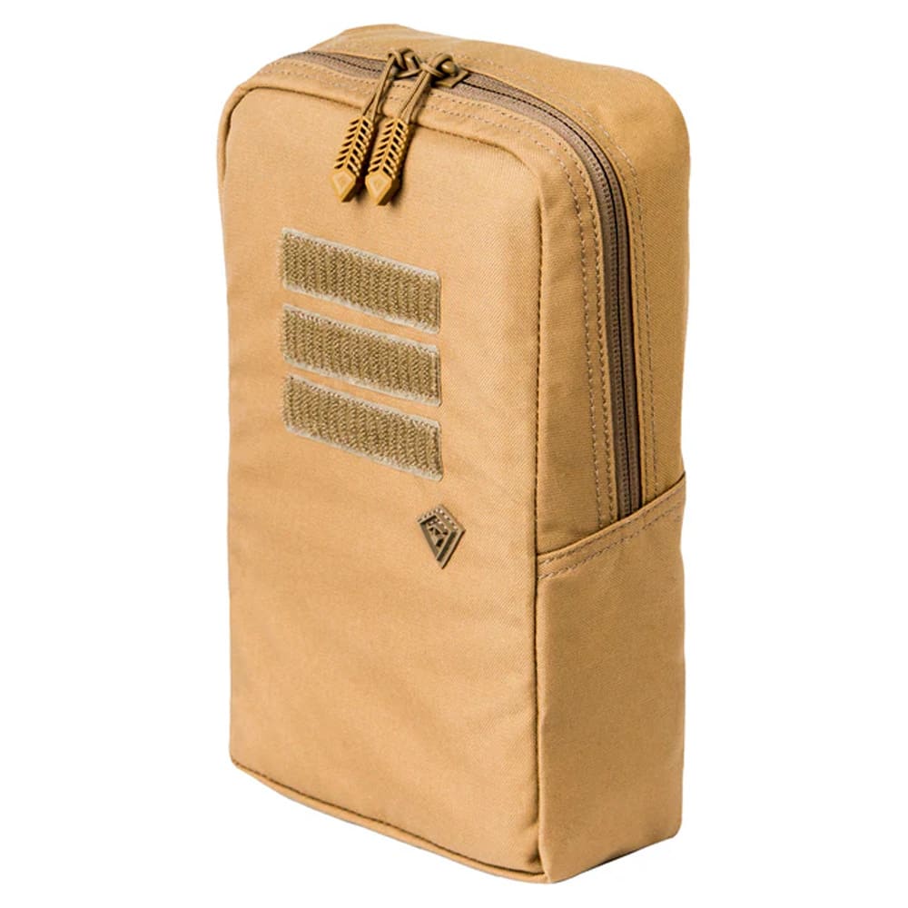 First Tactical Tactix 6x10" 500D Nylon Coyote Utility Pouch w/ Reversible Foam Sleeve 180014-060-1SZ - Main Image