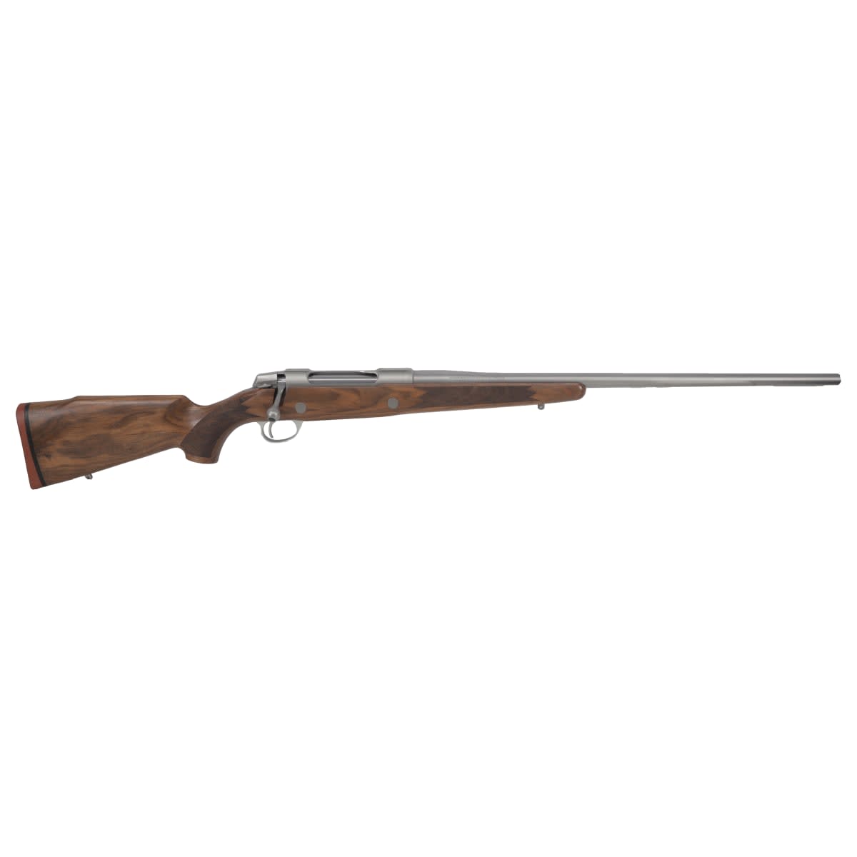 Sako 90 Hunter Stainless Steel 9.3x62 No Sights 22.4 BBL 1:12 TPI RH Std Trig 5RD Wood / Oiled Brown J05356