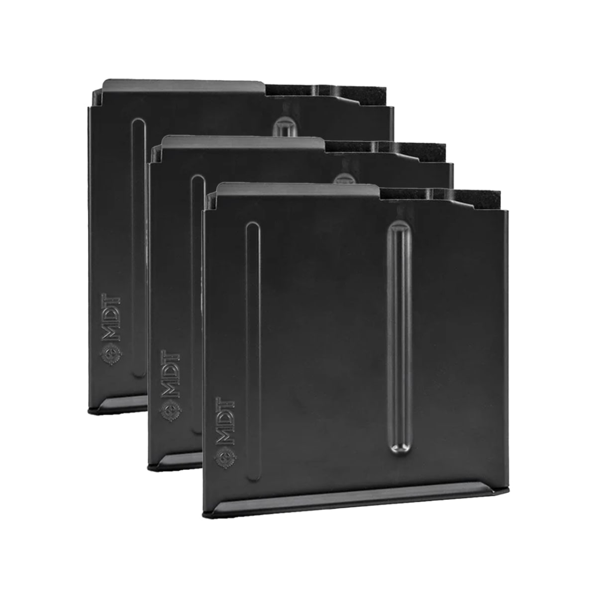 MDT 3-Pack LA 30-06 3.715 5rd Blk Metal Magazine Bundle 104269-BLK-MDT-KIT-3X - Main Image