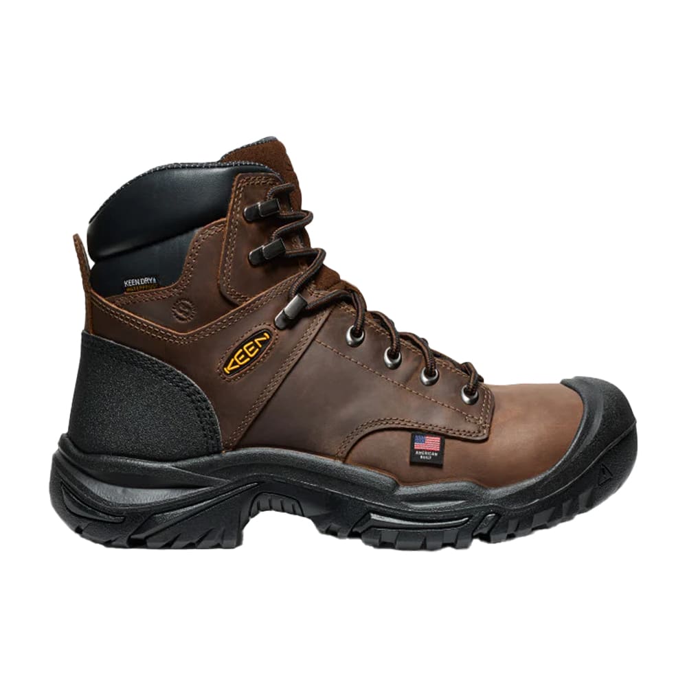 Keen American Built Mt Vernon II 6" WP Men's Dark Earth/Black 9 EE 1030853-9EE