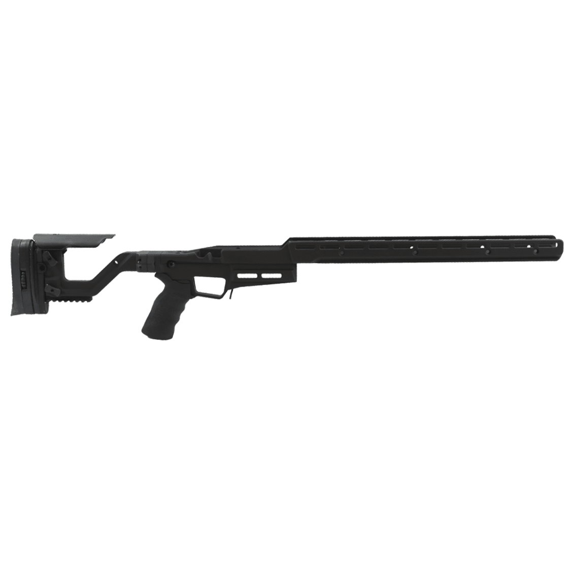 Accuracy International AT-X AICS Remington 700 Short Action Long Chassis M-LOK Black Folding Stock 30242FO-BL - Main Image