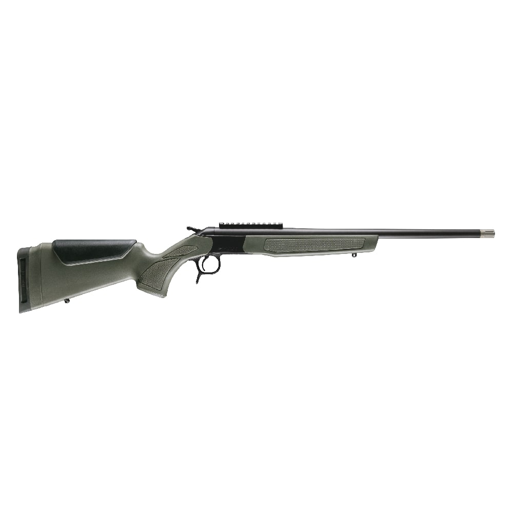 CVA Centerfire Scout Spur 28ga 22" Smooth Bore Bbl Blued/OD Green Browning Invector Shotgun w/XX-Full Turkey Choke & 0 MOA Pic Rail CR4919