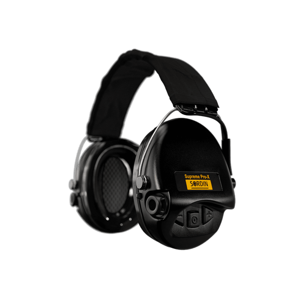 Sordin Supreme Pro-X PVC US Headband Black Hearing Protector 75302-X-02-S-US - Main Image