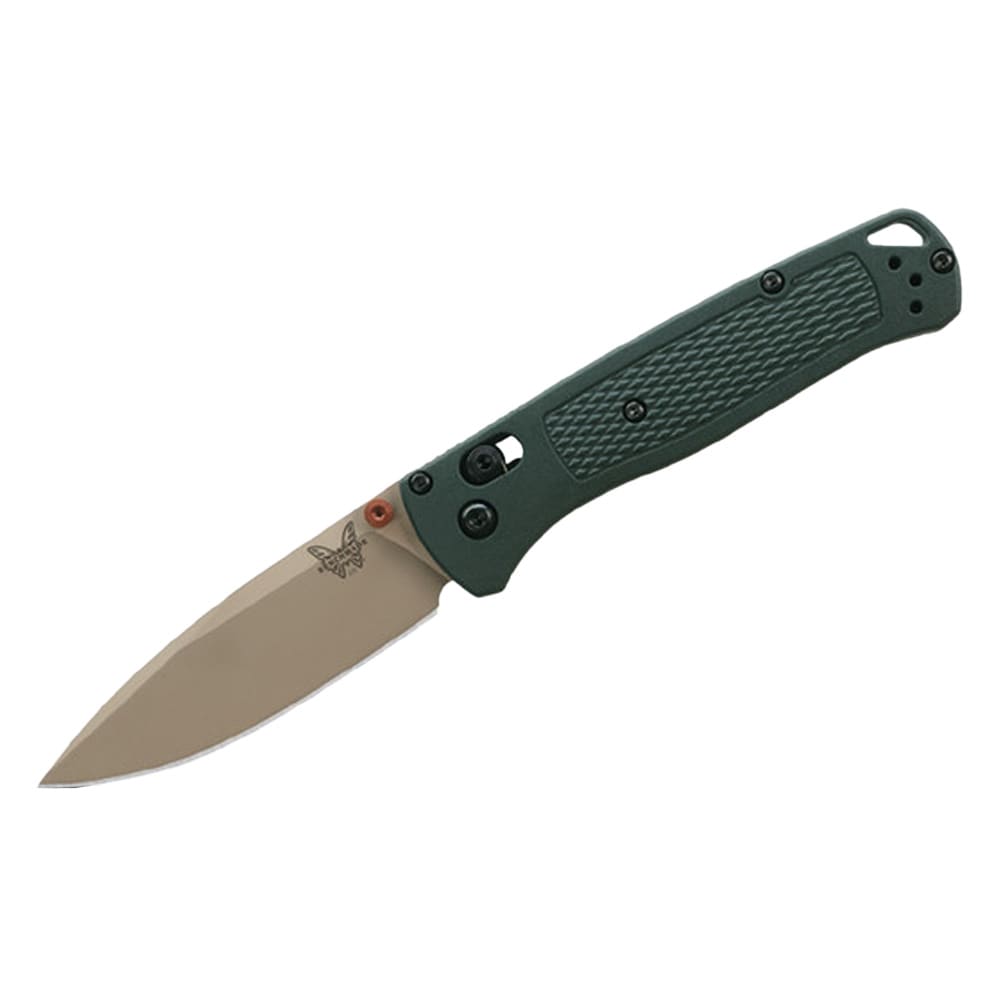 Benchmade Bugout AXIS Drop-Point Taiga Green Grivory Knife 535TN-2601