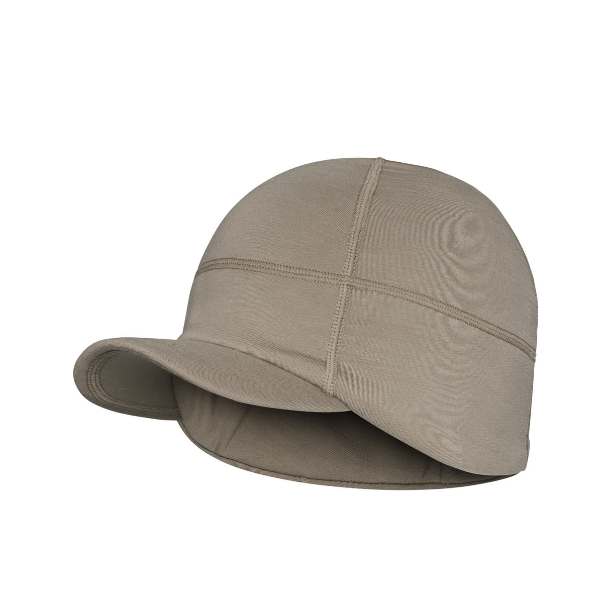 First Lite Rugged Wool Brimmed Beanie Walnut MD MARBBWNMD