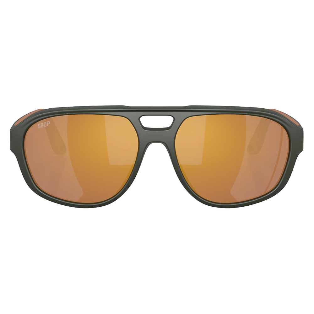 Costa Del Mar Street Heat Matte Olive Frame Gold Mirror 580P Lens 06S9133-91330555 - Main Image