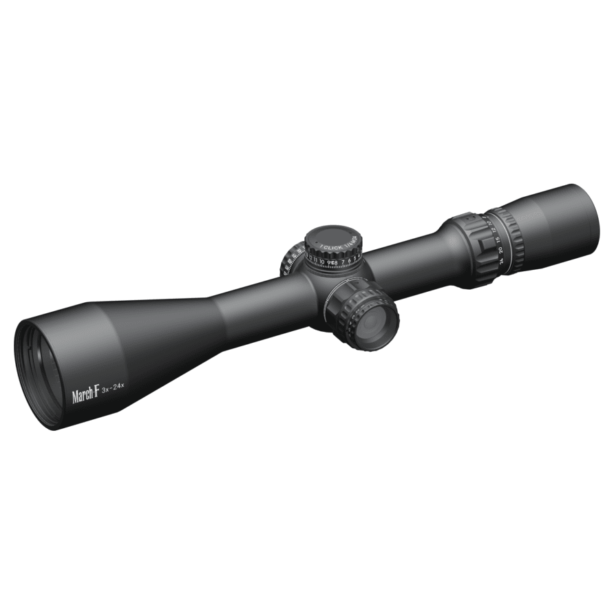 March F 3-24x52mm FFP FMA-1 Reticle 1/4MOA 6Level Illum Riflescope D24V52FIMAN-FMA-1