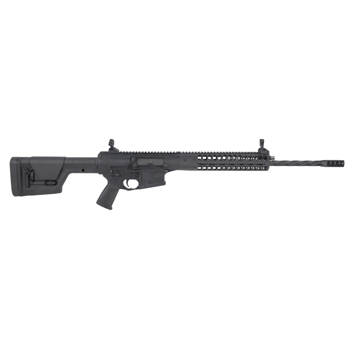 LWRC REPR MKII 7.62mm NATO 20" 1:10" 5/8x24 Spiral Fluted Bbl Black CA Compliant Rifle REPRMKIIR7BF20SCCAC