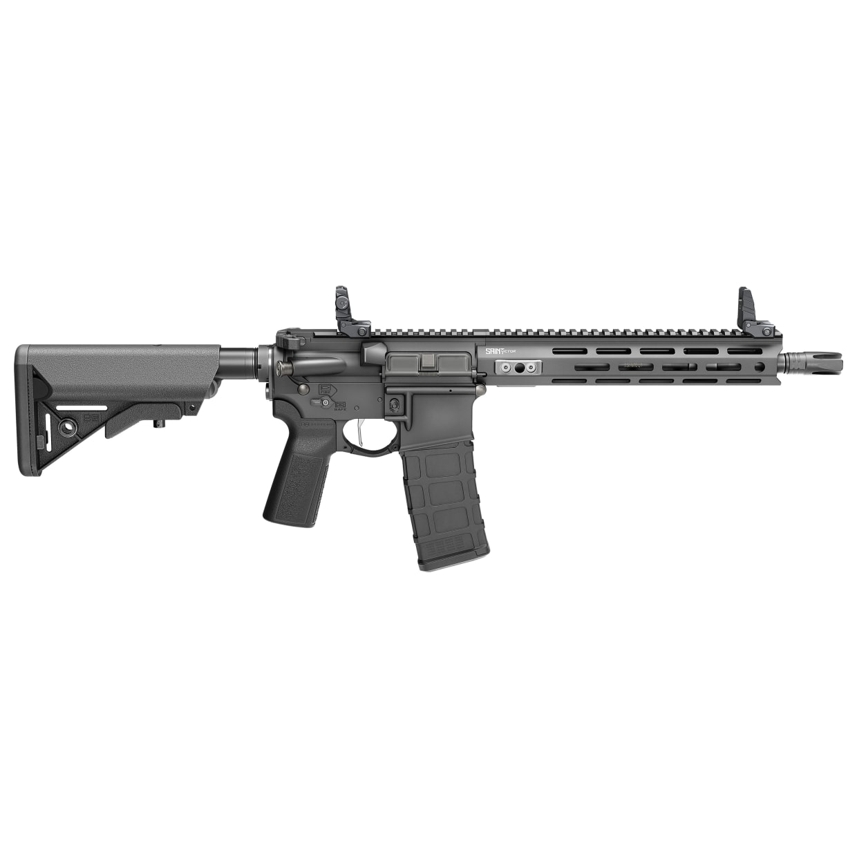 Springfield Armory Saint Victor 5.56 NATO 11.5" Bbl Short Barreled Rifle w/ B5 Stock,Flip-Up Sights, 1x30rd Mag STV9115556B-V2-B5 - Main Image