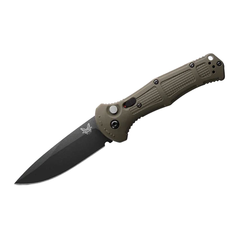 Benchmade Claymore Auto Drop-Point Ranger Green Grivory Knife 9070BK-1