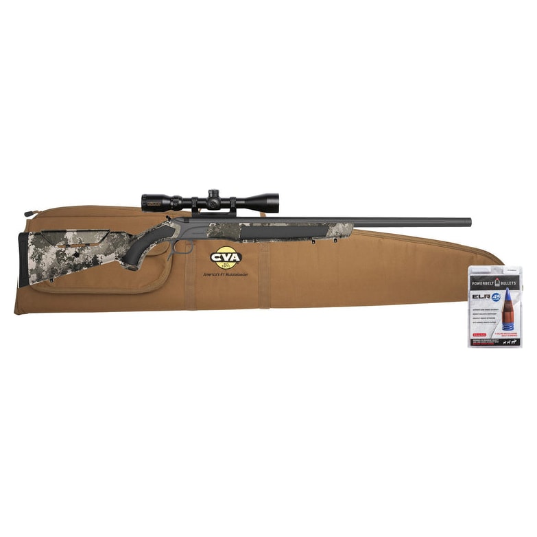 ACCURA MR-X - Cerakote Sniper Grey + Nitride | Veil Alpine - KonusPro 3-9x40 IR BDC Reticle - .45 cal - 26" bbl - 3/4x20 PR3222NSCP