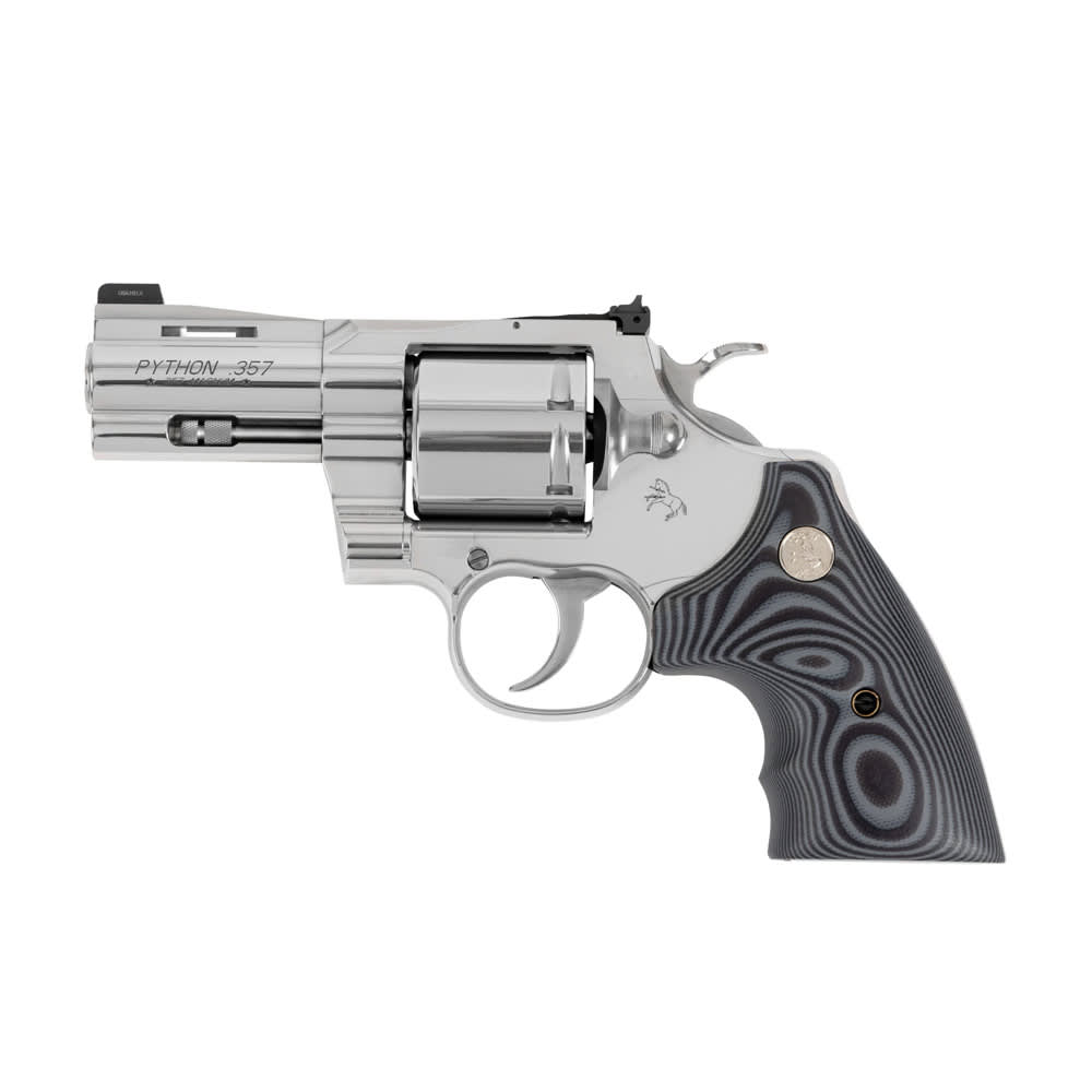 Colt Python Combat Elite .357 Magnum 3" Bbl Night Front Sight G10 Grips SS Revolver PYTHON-SP3NS - Main Image