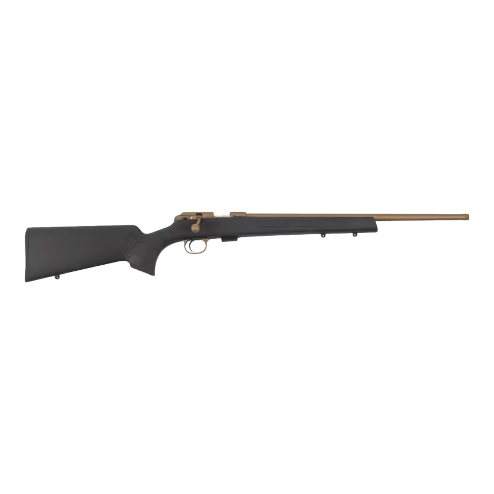 CZ-USA 457 American Syn .22 LR 20" 1/2x28 Bronze Cerakote Bbl 5rd Blk Syn American-Style Rimfire Rifle w/11mm Dovetail 02394