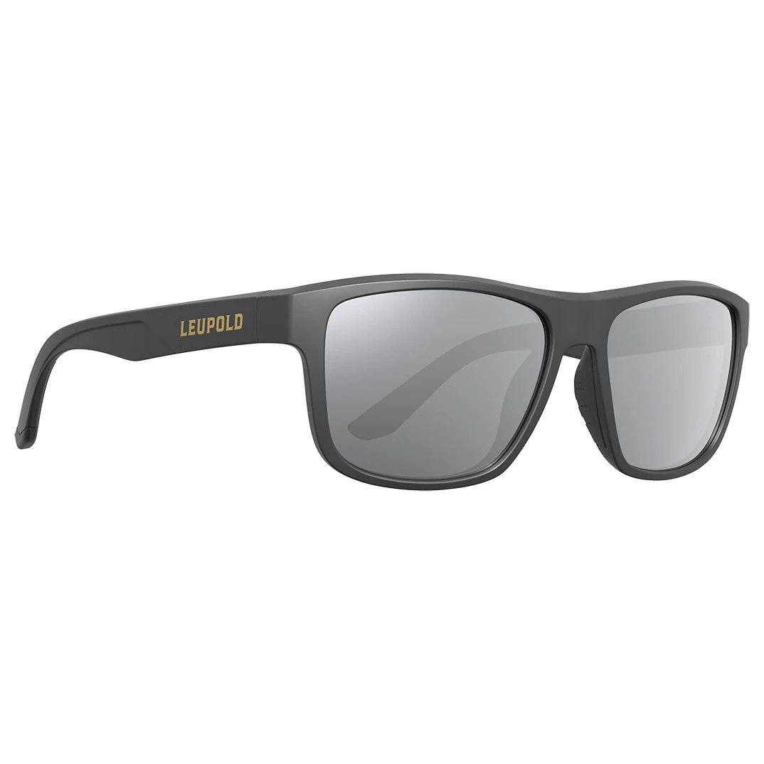 Leupold Katmai Matte Black, Shadow Gray Flash Lens Performance Eyewear 179097